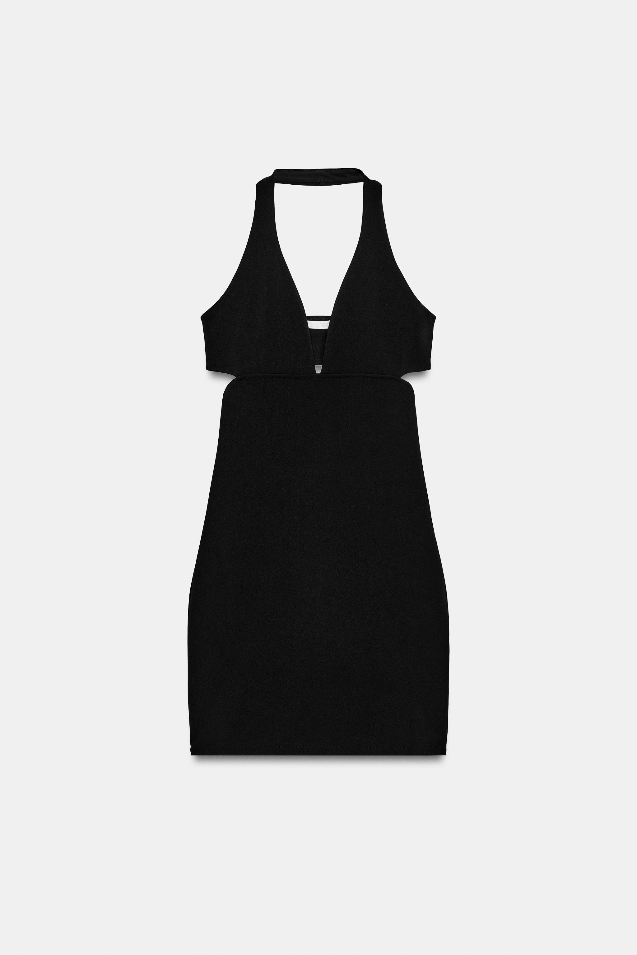 ROBE CUT OUT EN MAILLE STRETCH